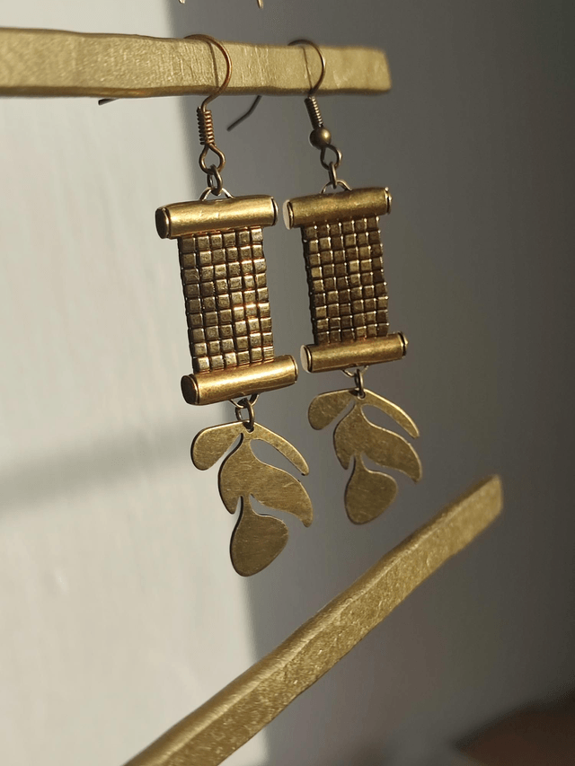 Z- Boucles d'oreilles tissées, plusieurs modèles présentés,à vous de choisir 😊, modèles tissées main sur fil de lin -sans nickel -