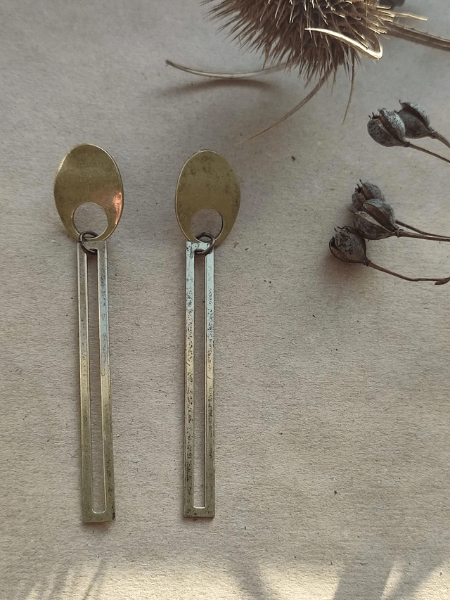 Z-Cercles et rectangles bronze,en laiton, sans nickel 