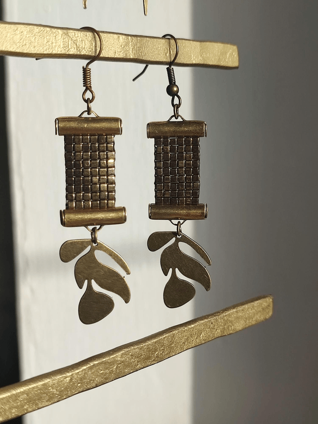 Z- Boucles d'oreilles tissées, plusieurs modèles présentés,à vous de choisir 😊, modèles tissées main sur fil de lin -sans nickel -