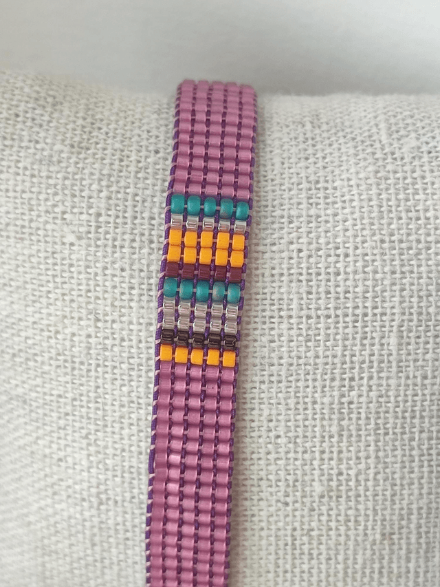 Z-Bracelet tissé main en perles de verre miyuki, réglable en fil de jade résistant, pièce unique 
